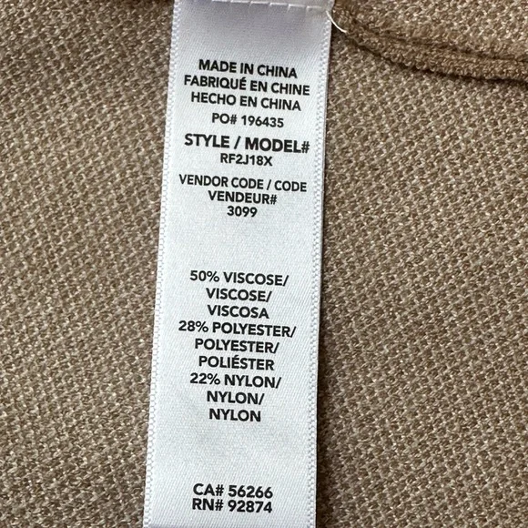 Splendid Tan and White Star Cardigan - Picture 9 of 10